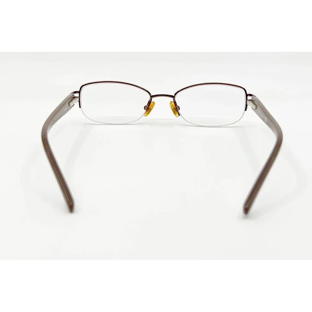 ClearVision Eyeglass Frames Womens Copper Semi-Rimless CL 728 48-17-135